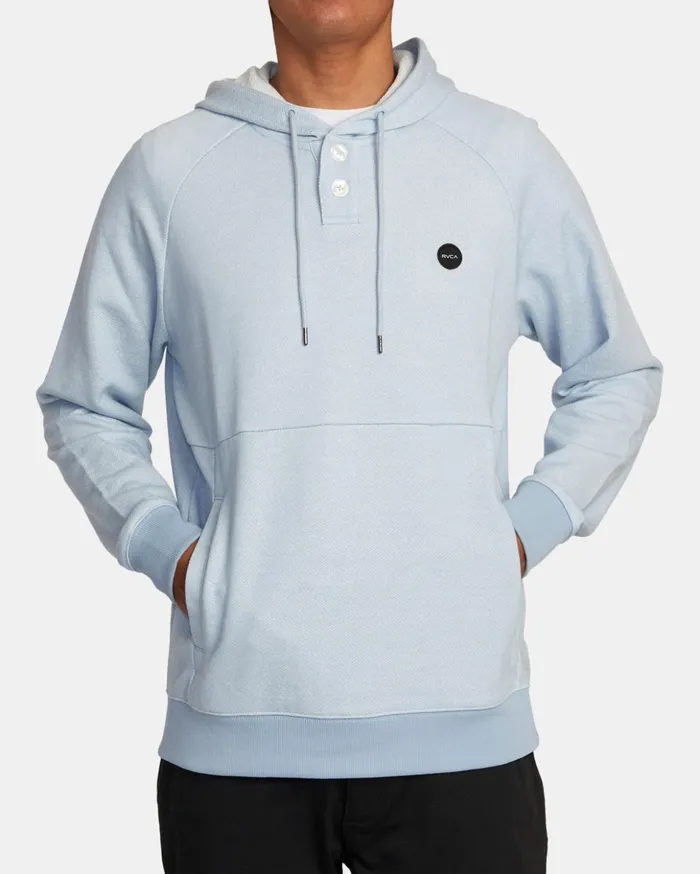 RVCA Hoodies Sweatshirts Port Hoodie Powder Blue 8211 Men