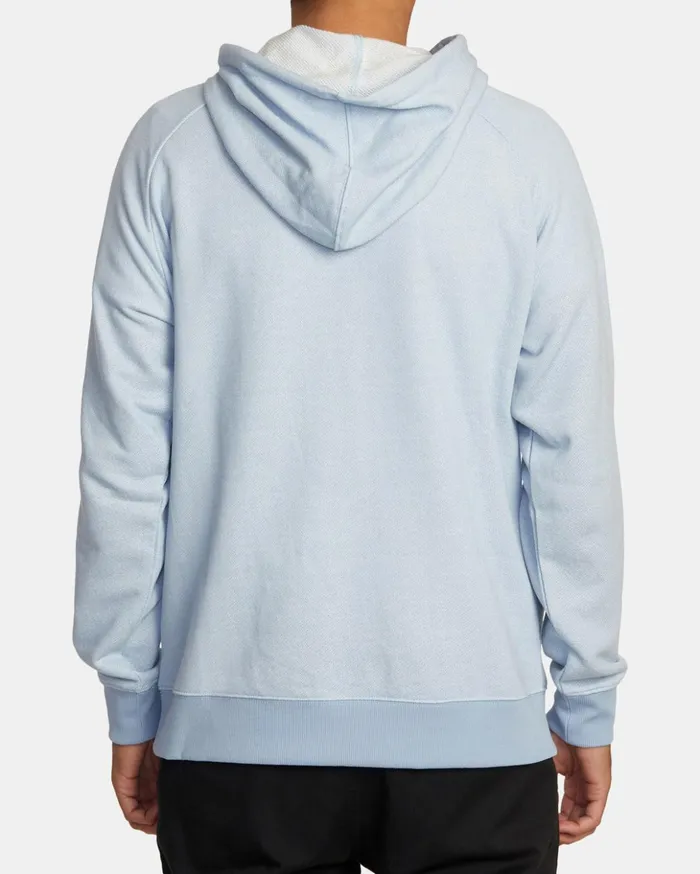 RVCA Hoodies Sweatshirts Port Hoodie Powder Blue 8211 Men