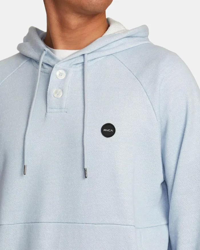 RVCA Hoodies Sweatshirts Port Hoodie Powder Blue 8211 Men