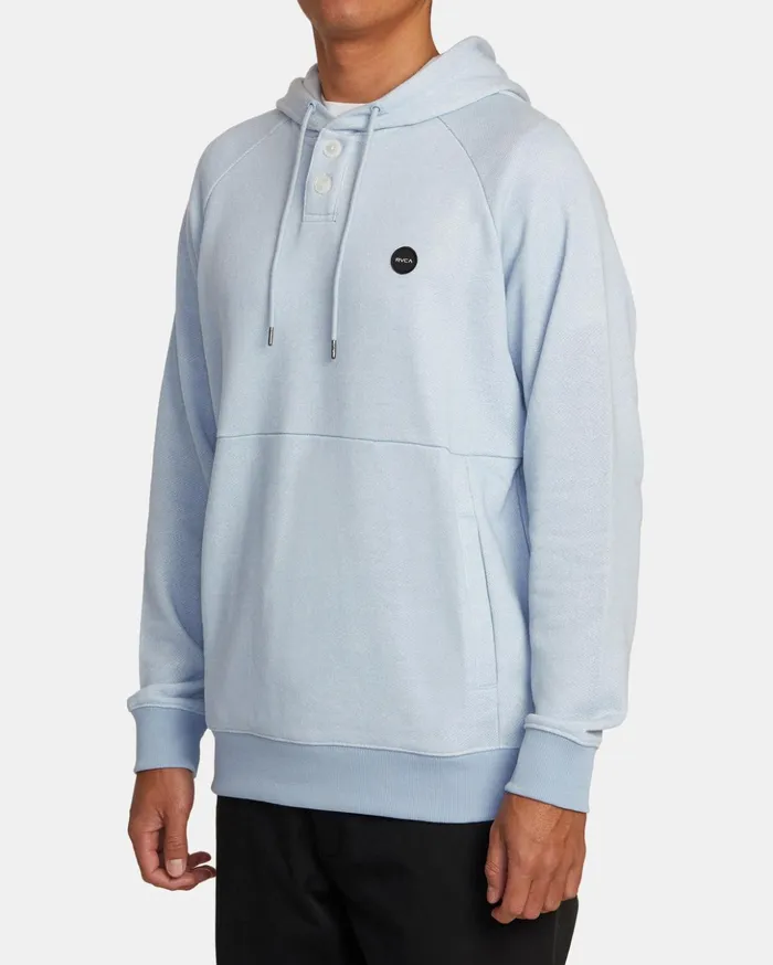 RVCA Hoodies Sweatshirts Port Hoodie Powder Blue 8211 Men