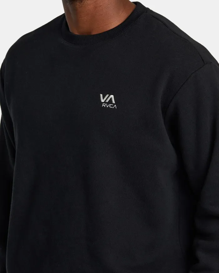 RVCA Hoodies Sweatshirts VA Essential Sweatshirt Black 8211 Men