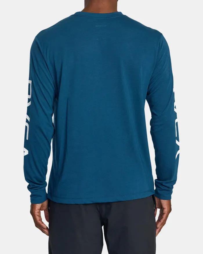 RVCA Long Sleeves RVCA 2X Long Sleeve Tee Marine 8211 Men