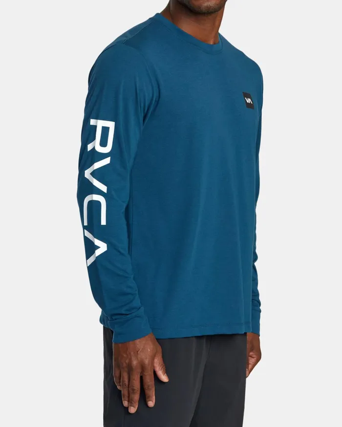 RVCA Long Sleeves RVCA 2X Long Sleeve Tee Marine 8211 Men