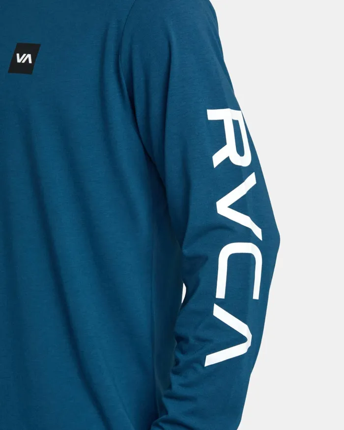 RVCA Long Sleeves RVCA 2X Long Sleeve Tee Marine 8211 Men