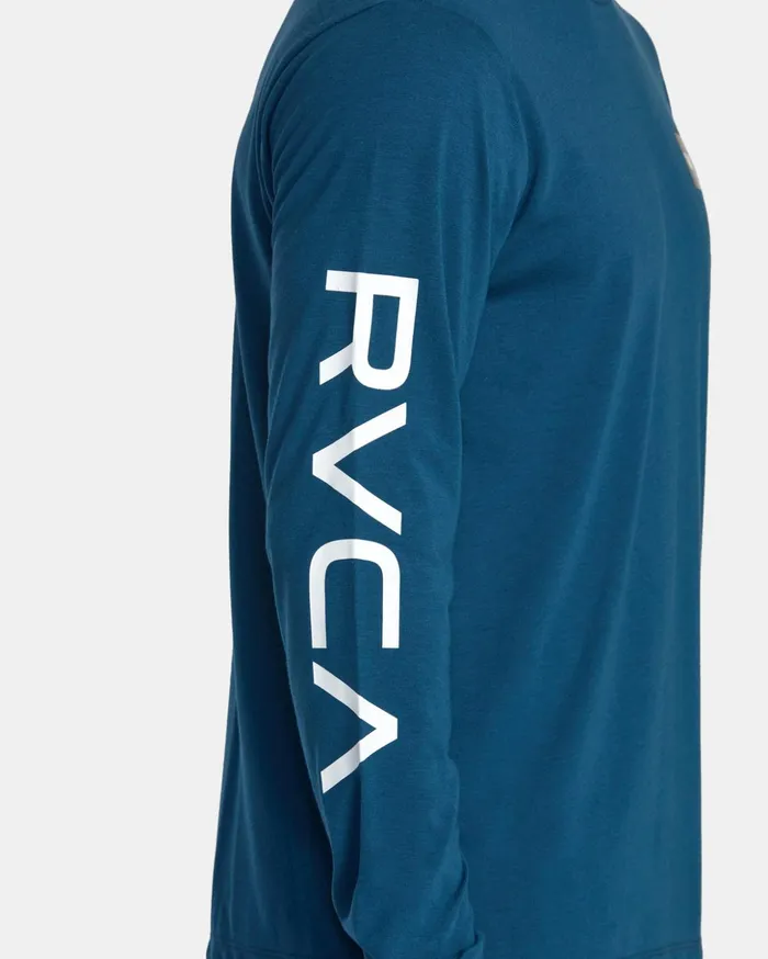 RVCA Long Sleeves RVCA 2X Long Sleeve Tee Marine 8211 Men