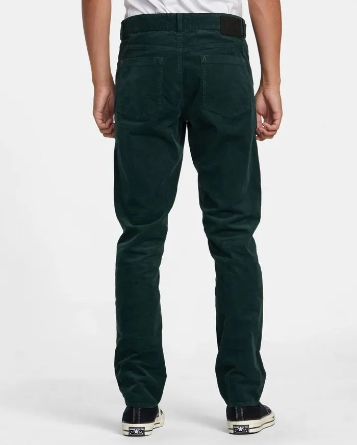 RVCA Pants Daggers Pigment Corduroy Pants Hunter Green 8211 Men