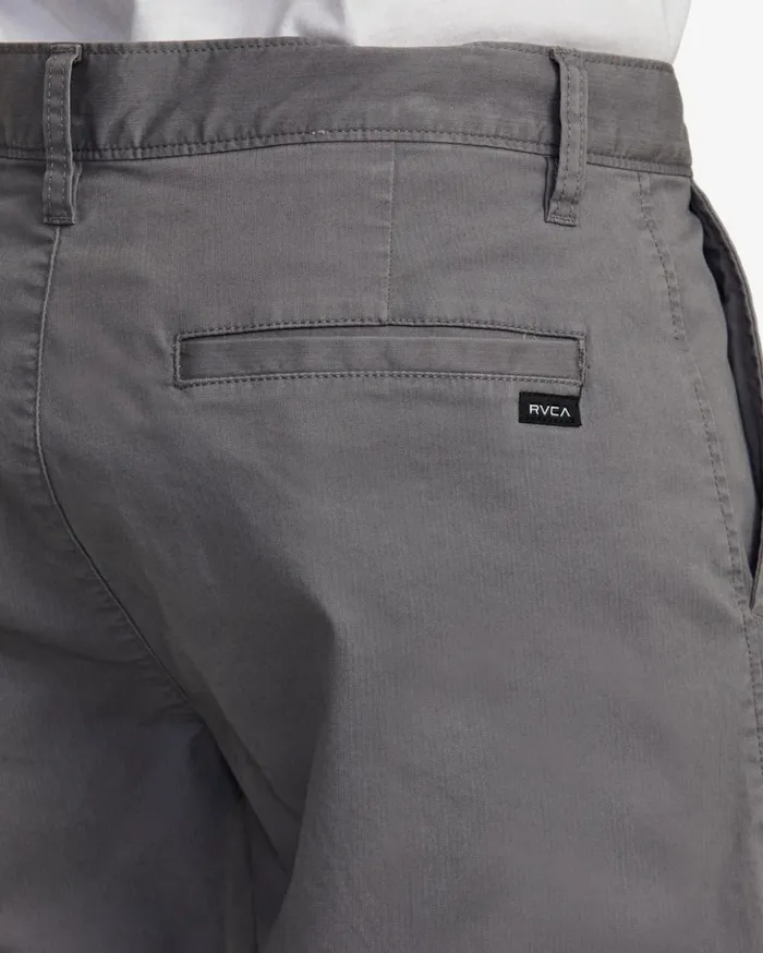 RVCA Pants Daggers Twill Slim Fit Pants Smoke 8211 Men