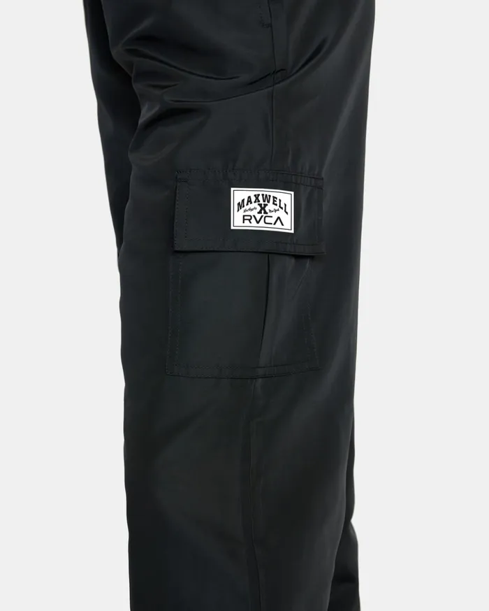 RVCA Pants Swish Cargo Track Pants Rvca Black 8211 Women