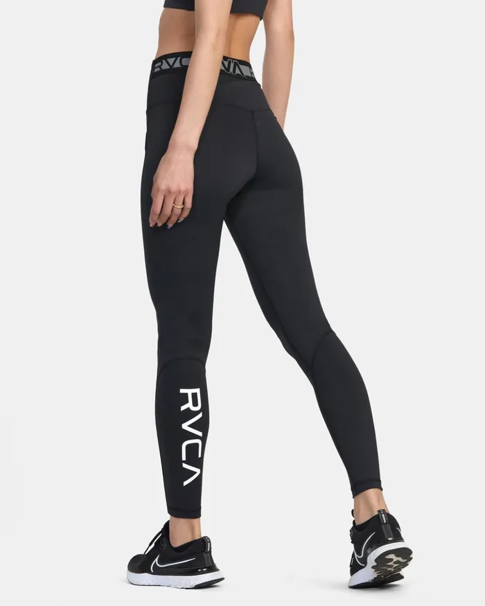 RVCA Pants VA Sport Compression Tights Black 8211 Women