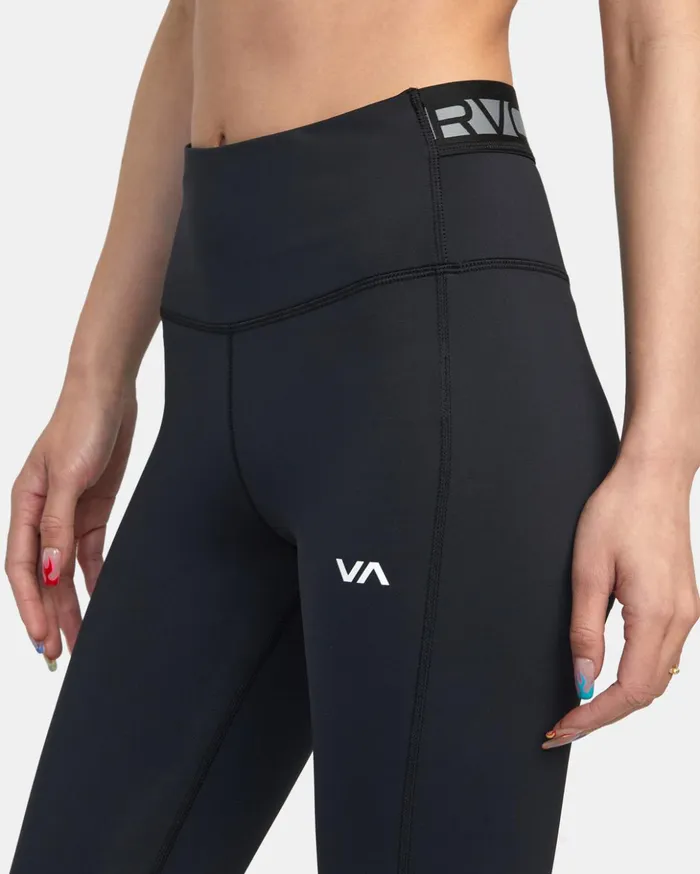RVCA Pants VA Sport Compression Tights Black 8211 Women