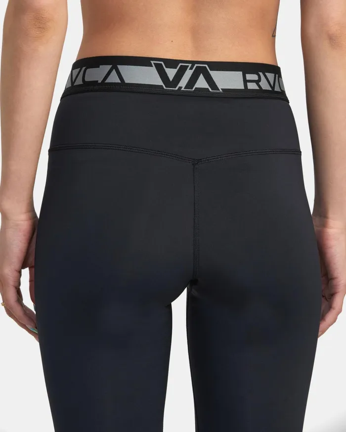 RVCA Pants VA Sport Compression Tights Black 8211 Women