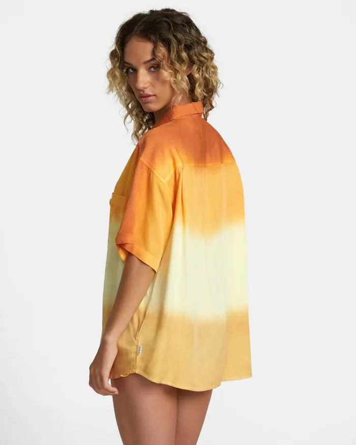 RVCA Shirts Flannels Rose Machado Swami Short Sleeve Shirt Lemon Meringue 8211 MenWomen RVCA Shirts Flannels Rose Machado Swami Short Sleeve Shirt Lemon Meringue 8211 MenWomen