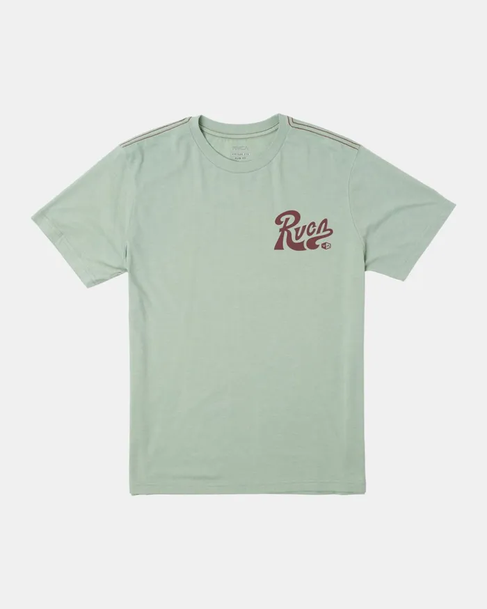 RVCA Short Sleeves Tactix Tee Green Haze 8211 Men