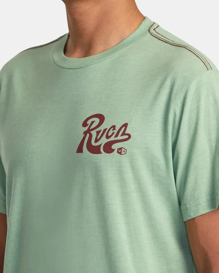 RVCA Short Sleeves Tactix Tee Green Haze 8211 Men