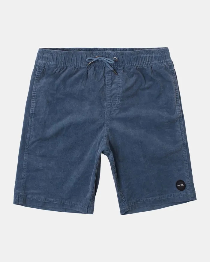 RVCA Shorts Boy039s Escape Corduroy Walkshorts 16034 Light Duck Blue 8211 Boys