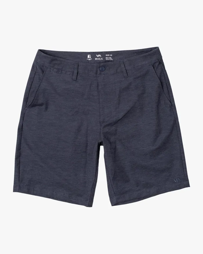 RVCA Shorts Hybrids Back In Hybrid Walkshorts 19034 Denim Heather 8211 Men