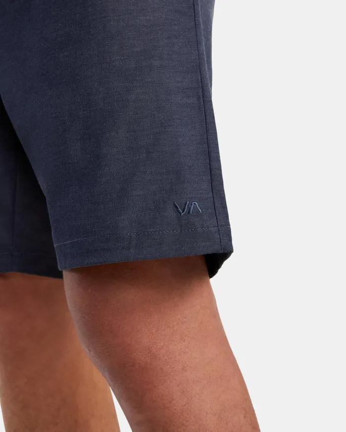 RVCA Shorts Hybrids Back In Hybrid Walkshorts 19034 Denim Heather 8211 Men
