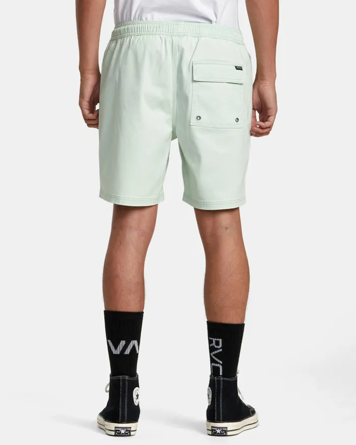 RVCA Shorts Hybrids Escape Elastic Waist Walkshorts 17 Aqua 8211 Men