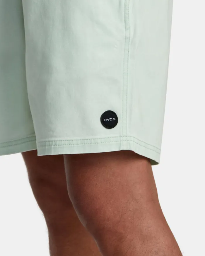 RVCA Shorts Hybrids Escape Elastic Waist Walkshorts 17 Aqua 8211 Men