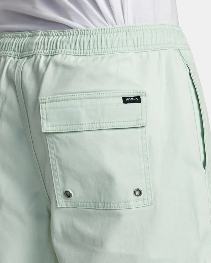 RVCA Shorts Hybrids Escape Elastic Waist Walkshorts 17 Aqua 8211 Men