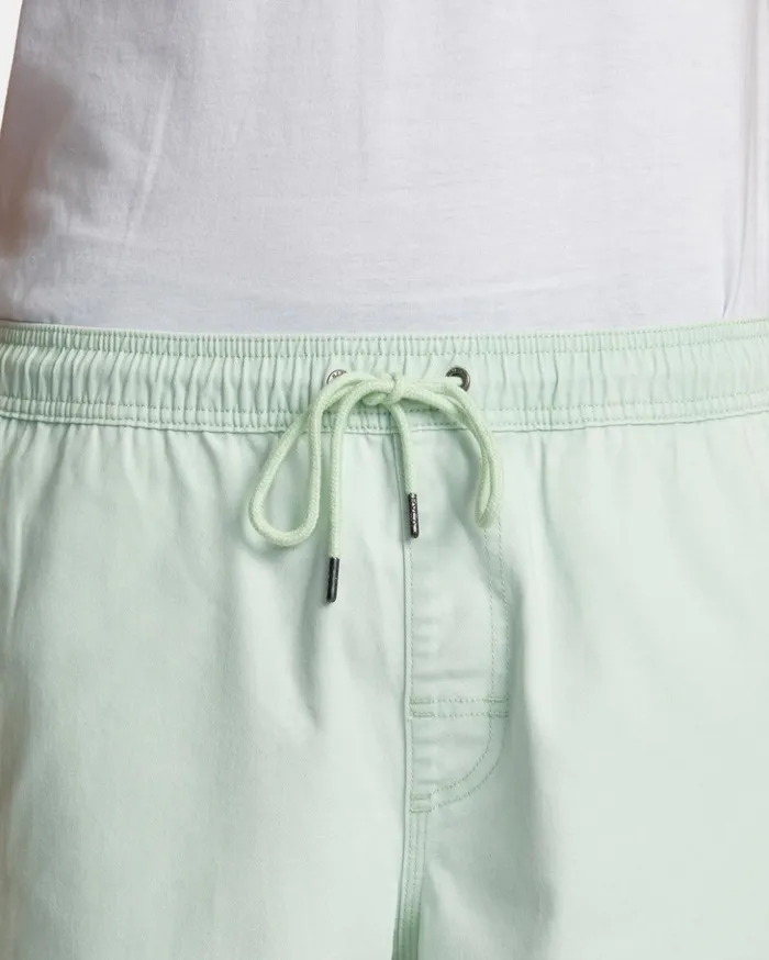 RVCA Shorts Hybrids Escape Elastic Waist Walkshorts 17 Aqua 8211 Men