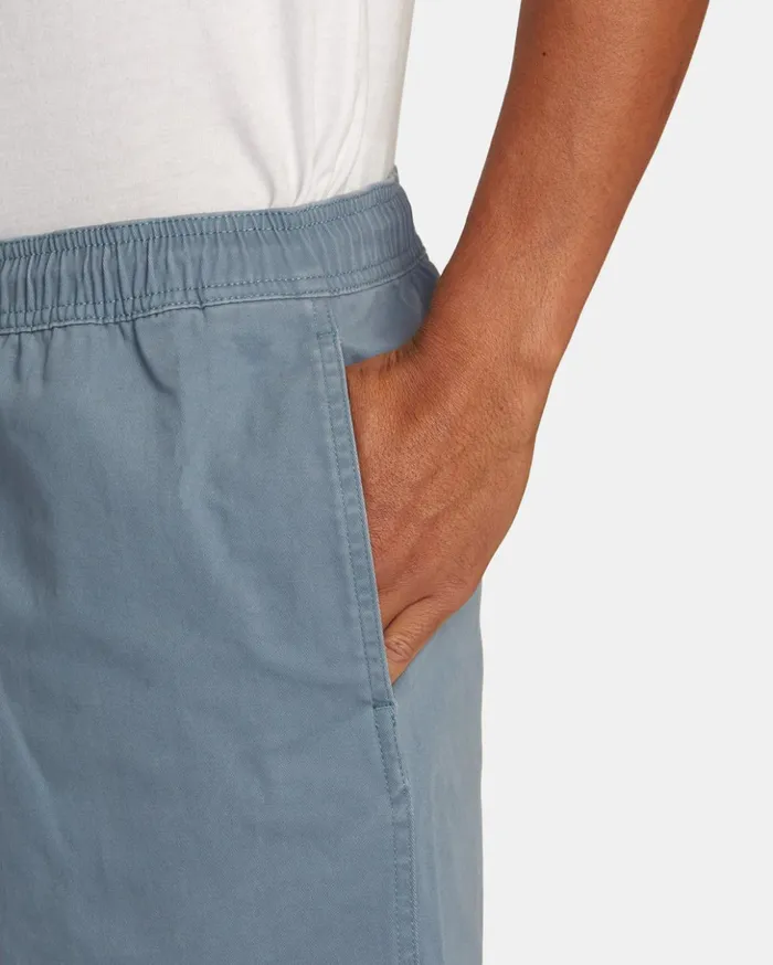 RVCA Shorts Hybrids Escape Elastic Waist Walkshorts 17 Industrial Blue 8211 Men RVCA Shorts Hybrids Escape Elastic Waist Walkshorts 17 Industrial Blue 8211 Men