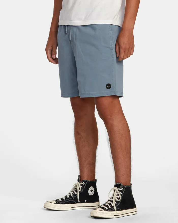 RVCA Shorts Hybrids Escape Elastic Waist Walkshorts 17 Industrial Blue 8211 Men RVCA Shorts Hybrids Escape Elastic Waist Walkshorts 17 Industrial Blue 8211 Men