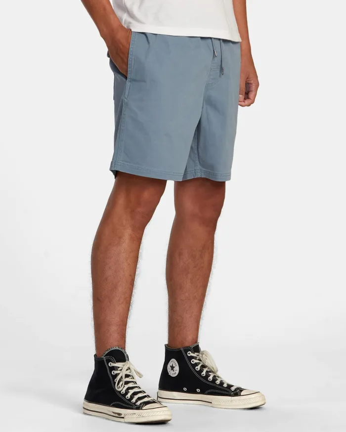 RVCA Shorts Hybrids Escape Elastic Waist Walkshorts 17 Industrial Blue 8211 Men RVCA Shorts Hybrids Escape Elastic Waist Walkshorts 17 Industrial Blue 8211 Men