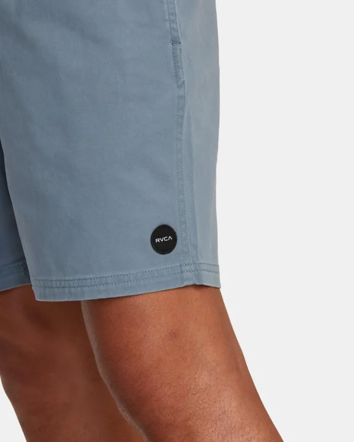 RVCA Shorts Hybrids Escape Elastic Waist Walkshorts 17 Industrial Blue 8211 Men RVCA Shorts Hybrids Escape Elastic Waist Walkshorts 17 Industrial Blue 8211 Men