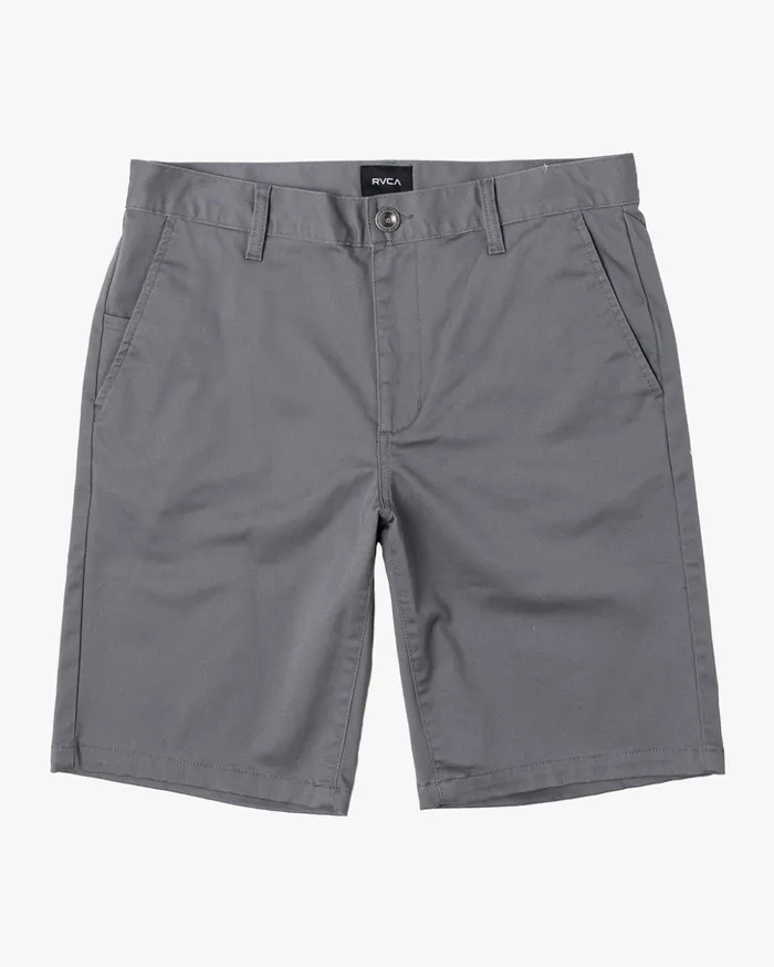 RVCA Shorts Hybrids Weekend Stretch Chino Shorts 20034 Smoke 8211 Men