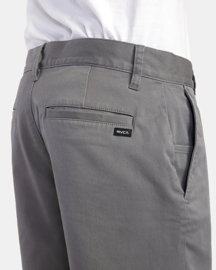 RVCA Shorts Hybrids Weekend Stretch Chino Shorts 20034 Smoke 8211 Men