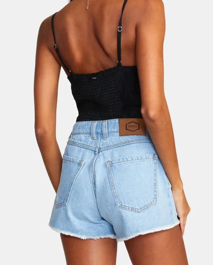 RVCA Shorts Skirts Amor Denim Shorts Light Vintage Wash 8211 Women