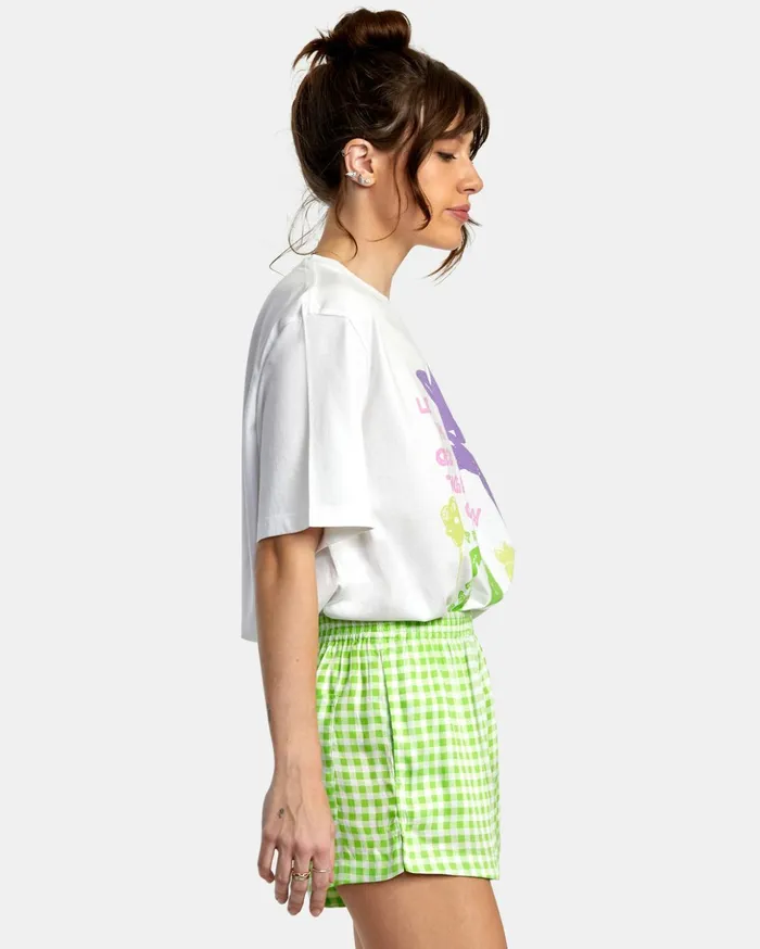 RVCA Shorts Skirts Sawyer Woven Shorts Green Flash 8211 Women