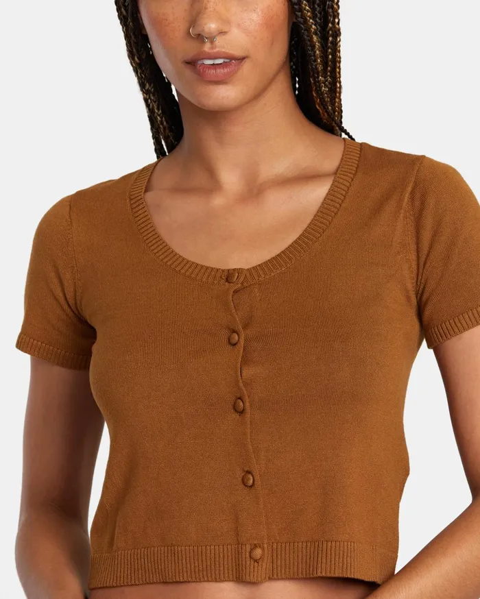 RVCA Sweaters Float Sweater Workwear Brown 8211 Women