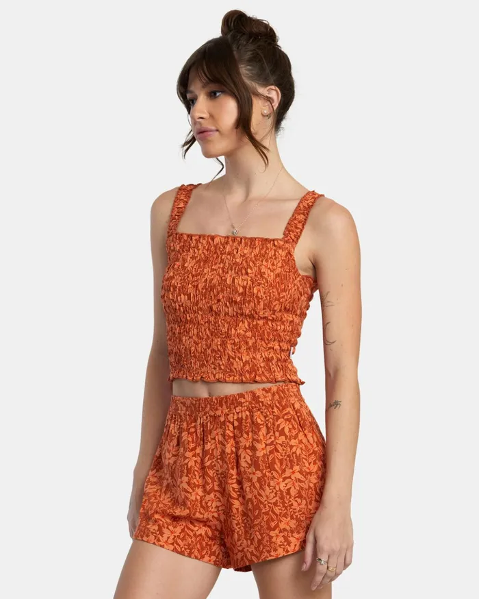 RVCA Tops Terrace Tank Top Sandlewood 8211 Women