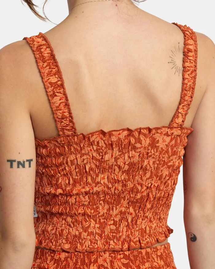 RVCA Tops Terrace Tank Top Sandlewood 8211 Women