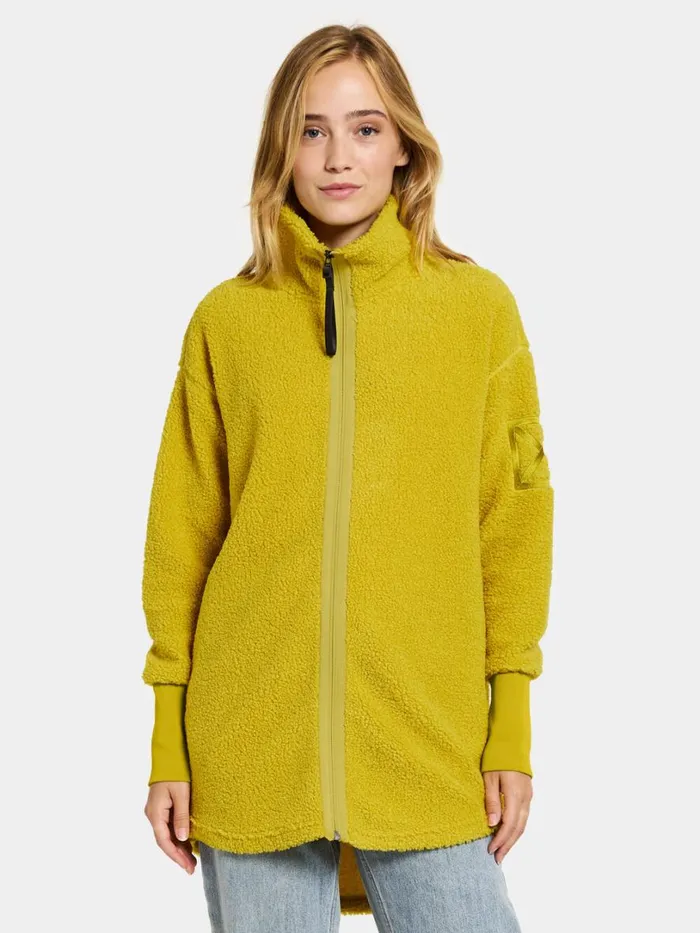 Sally FullZip Yellow Bloom Women Didriksons Spring Jackets