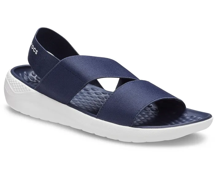 Sandals LiteRide Stretch Sandal Navy White 8211 Crocs Women