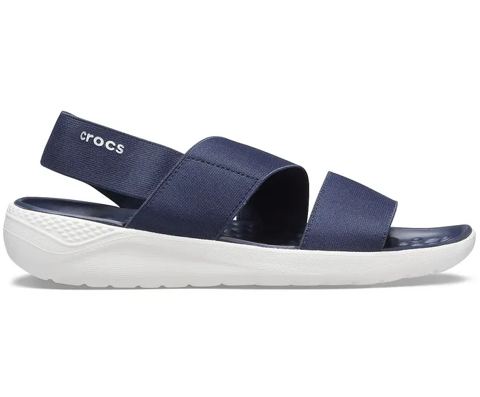 Sandals LiteRide Stretch Sandal Navy White 8211 Crocs Women