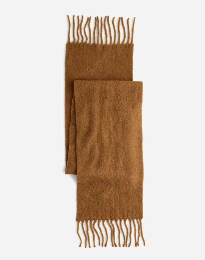 Scarves Women Madewell AlpacaBlend Scarf Camel