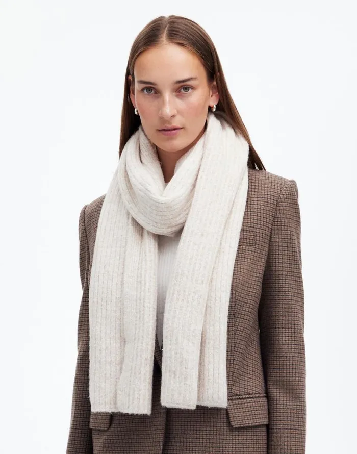 Scarves Women Madewell CottonBlend Scarf Winter White