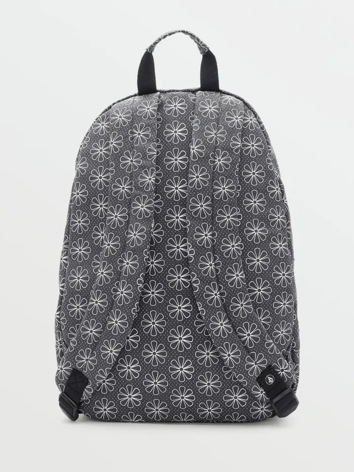 Schoolyard Canvas Backpack 8211 BlackWhite Kids Volcom Accessories