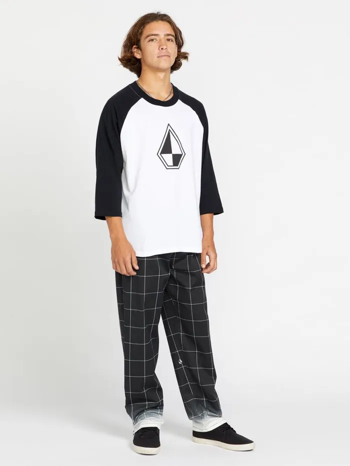 Schroff X Volcom Elastic Waist Pants 8211 Black Mens Volcom Pants