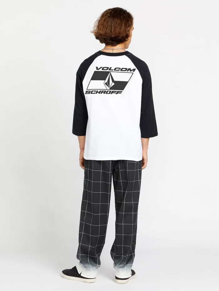 Schroff X Volcom Elastic Waist Pants 8211 Black Mens Volcom Pants
