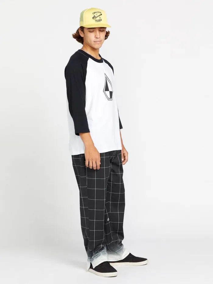 Schroff X Volcom Elastic Waist Pants 8211 Black Mens Volcom Pants