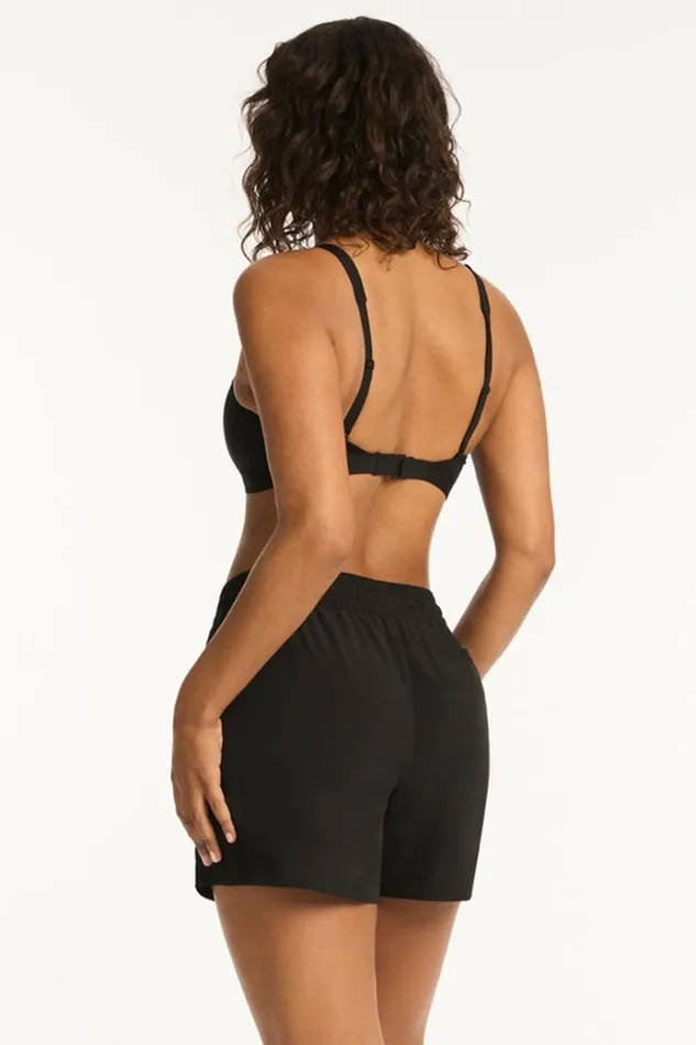 Sea Level Bottoms Eco Essentials Mid Length Boardshort Eco Essentials Black 8211 Women Sea Level Bottoms Eco Essentials Mid Length Boardshort Eco Essentials Black 8211 Women