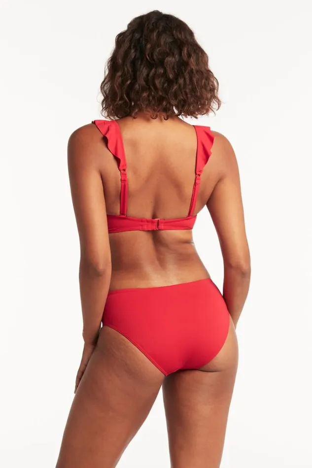 Sea Level Bottoms Eco Essentials Regular Bikini Pant Eco Essentials Red 8211 Women