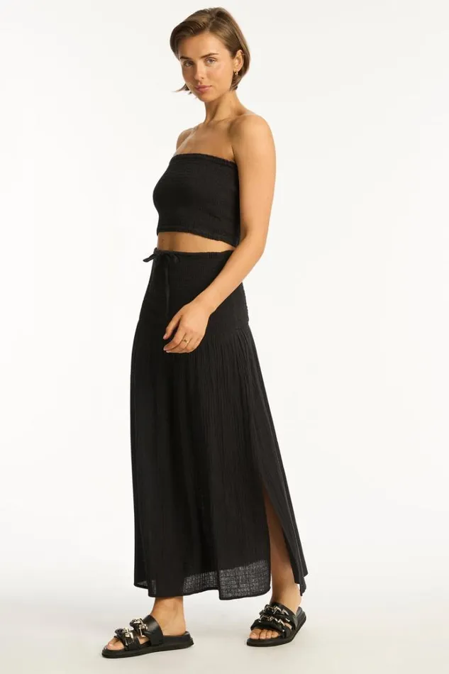 Sea Level Dresses Sunset Beach Skirt Sunset Black 8211 Women