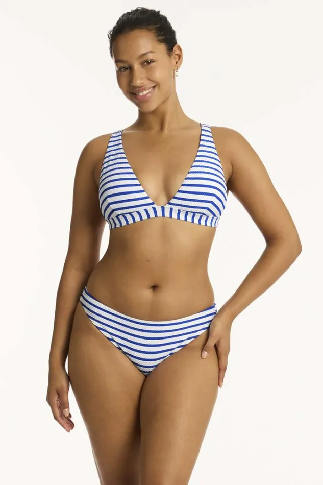 Sea Level Tops Amalfi Longline Tri Amalfi Blue 8211 Women