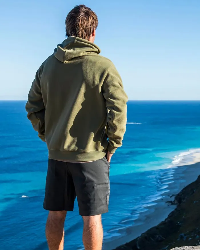Second Trip Pullover Hoodie 8211 Thyme Green Mens Volcom Hoodies and Sweatshirts